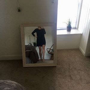 American apparel black long sleeve dress